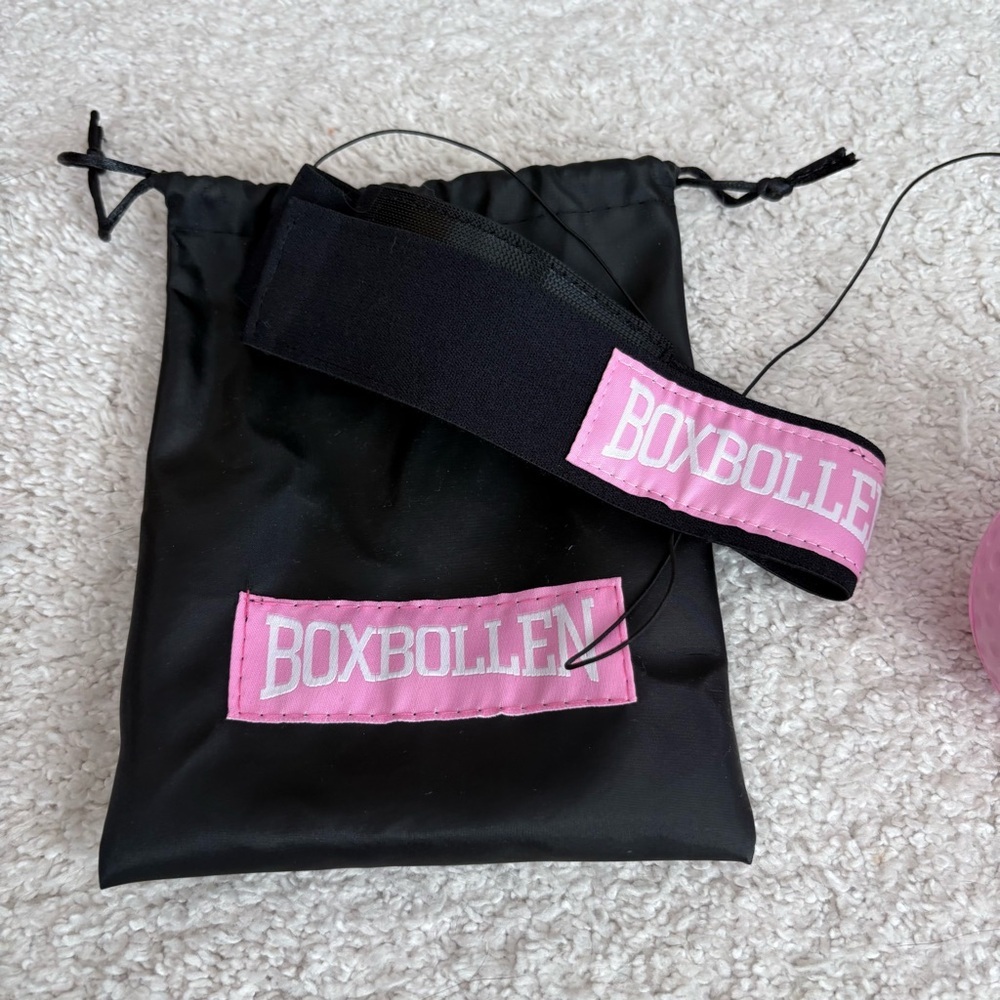Boxbollen Pink and Black Workout Boxing Accessory Game - Picture 2 of 10